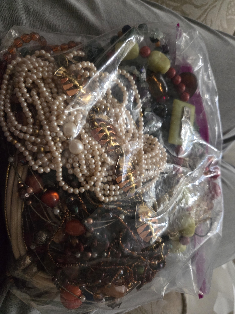 Mystery Bag Of Assorted 29 Necklaces- Multicolor Colorful